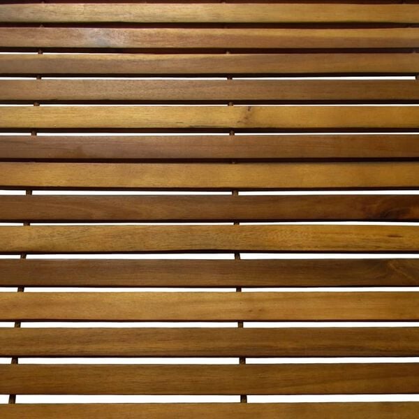 Vidaxl Tapis de bain en bois d'acacia 80 x 50 cm - Jusqu'à 38% de remise