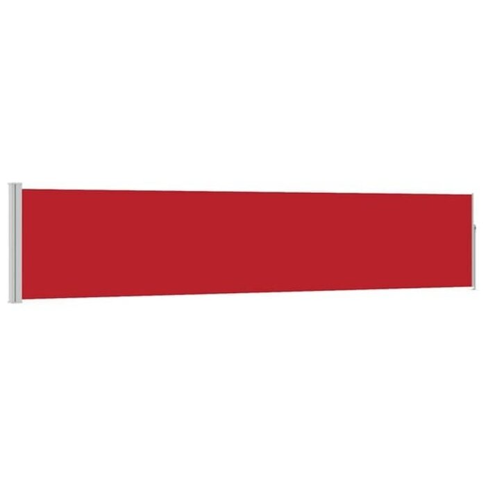 Vidaxl Store latéral rétractable 100 x 514 cm rouge - Jusqu'à 36% de réduction