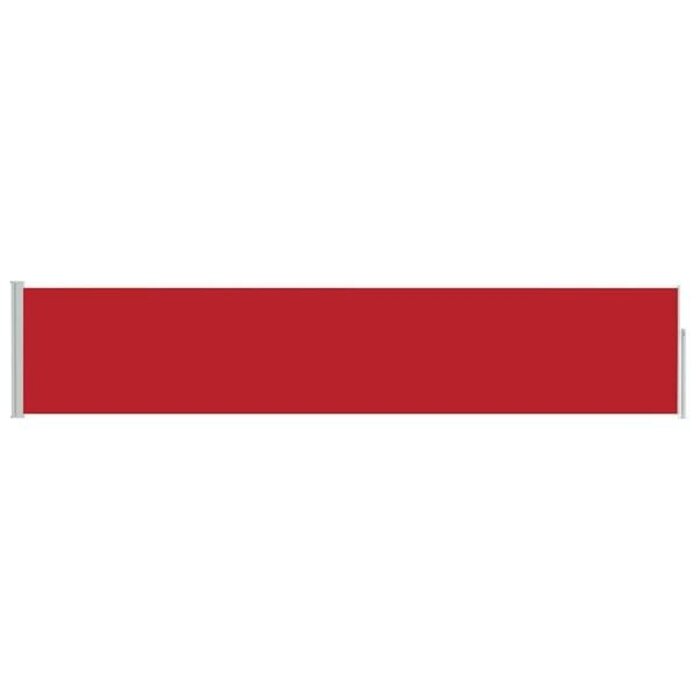 Vidaxl Store latéral rétractable 100 x 514 cm rouge - Jusqu'à 36% de réduction
