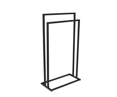 Viking Choice Porte-serviettes sur pied en acier noir - Jusqu'à 38% de remise