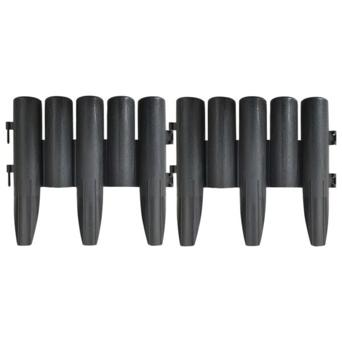 Vidaxl Bordure de jardin aspect tronc d'arbre - 10 mètres - Jusqu'à 38% de remise