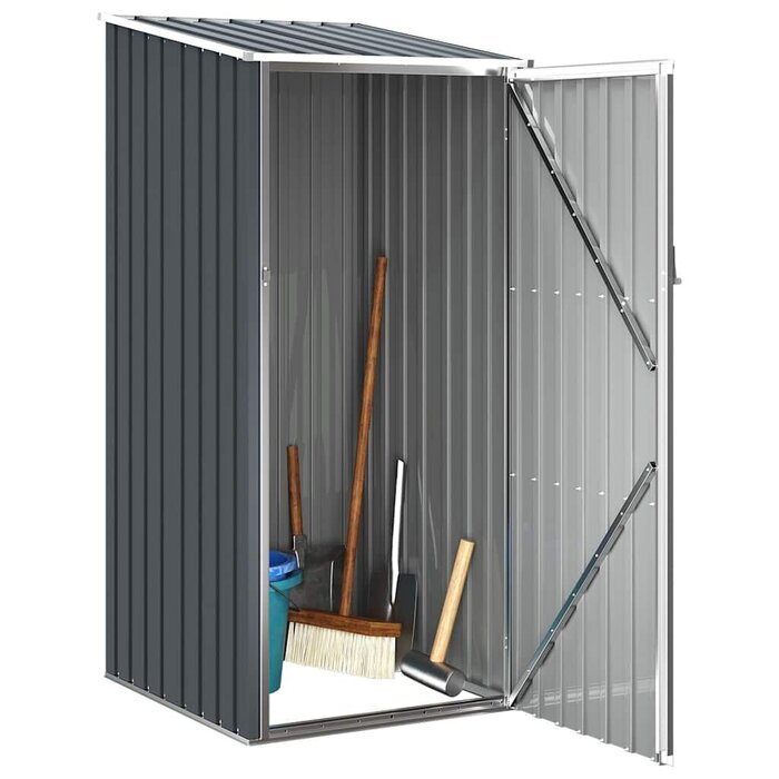 Vidaxl Abri de jardin en acier galvanisé anthracite - Jusqu'à -37%