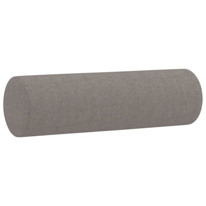 Vidaxl Lot de 2 coussins cylindriques taupe - Jusqu'à 37% de remise