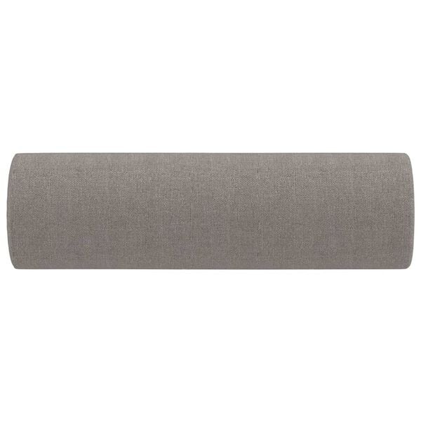 Vidaxl Lot de 2 coussins cylindriques taupe - Jusqu'à 37% de remise