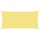 Voile d'ombrage rectangulaire 6x3m - Jaune et blanc - Jusqu'à 33% de réduction