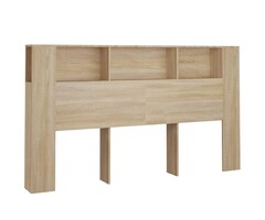 Vidaxl Tête de lit rangement chêne sonoma 180cm - Jusqu'à -41% de remise