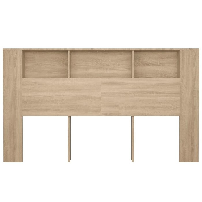 Vidaxl Tête de lit avec rangement chêne sonoma 180 cm - Jusqu'à -34% sur le prix