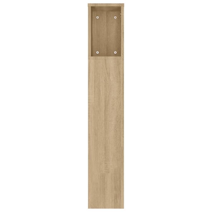 Vidaxl Tête de lit avec rangement chêne sonoma 180 cm - Jusqu'à -34% sur le prix