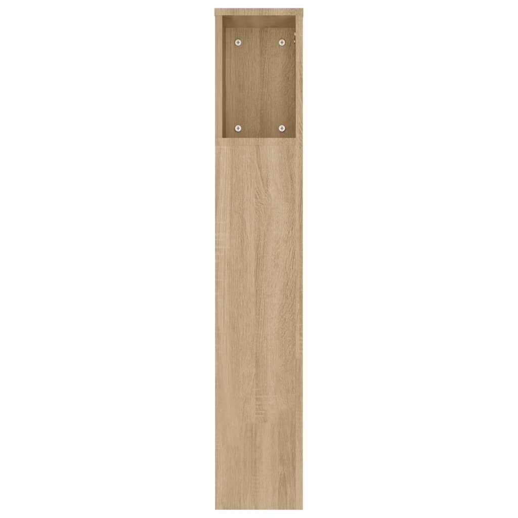 Vidaxl Tête de lit avec rangement chêne sonoma 180 cm - Jusqu'à -34% sur le prix