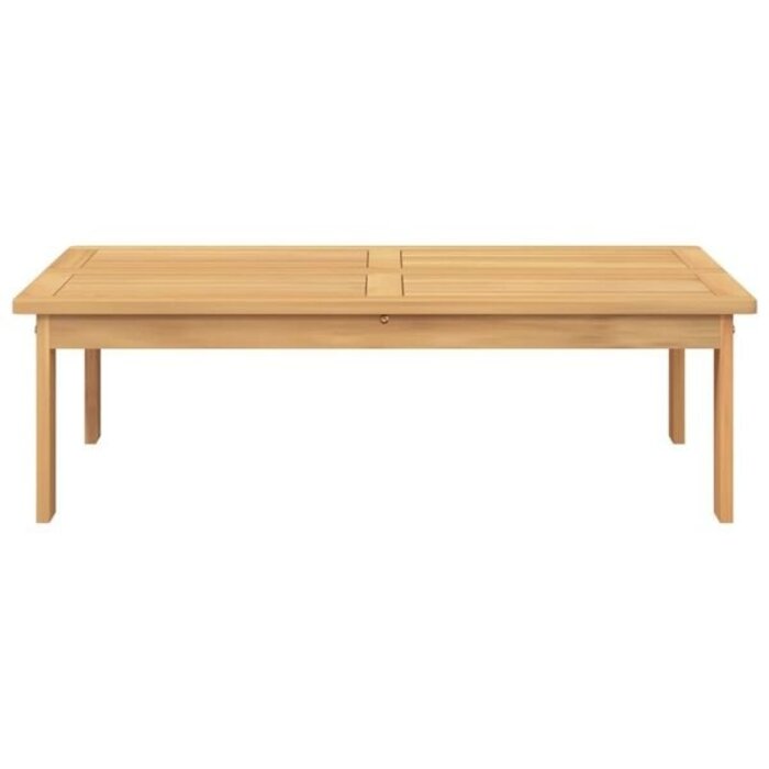 Vidaxl Table de jardin basse en acacia massif - Jusqu'à 41% de remise