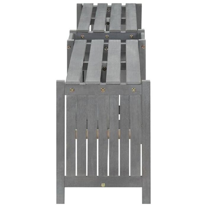 Vidaxl Banc d'angle de jardin avec jardinière en bois d'acacia - Jusqu'à 40% de remise