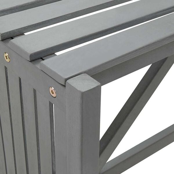 Vidaxl Banc d'angle de jardin avec jardinière en bois d'acacia - Jusqu'à 40% de remise