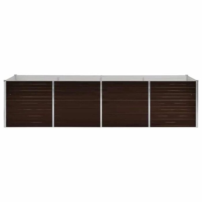 Vidaxl Jardinière surélevée en acier 320x80x77 cm - Jusqu'à -39% sur l'outlet