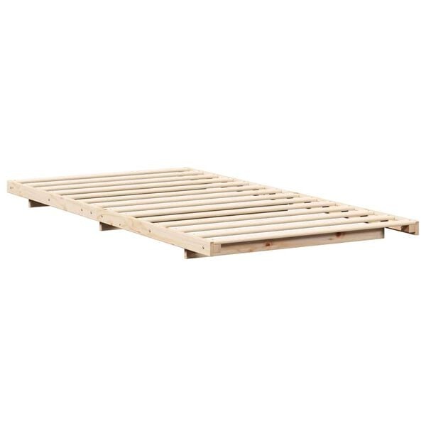 Vidaxl Cadre de lit plateforme en pin massif 100x220cm - Jusqu'à 40% de réduction