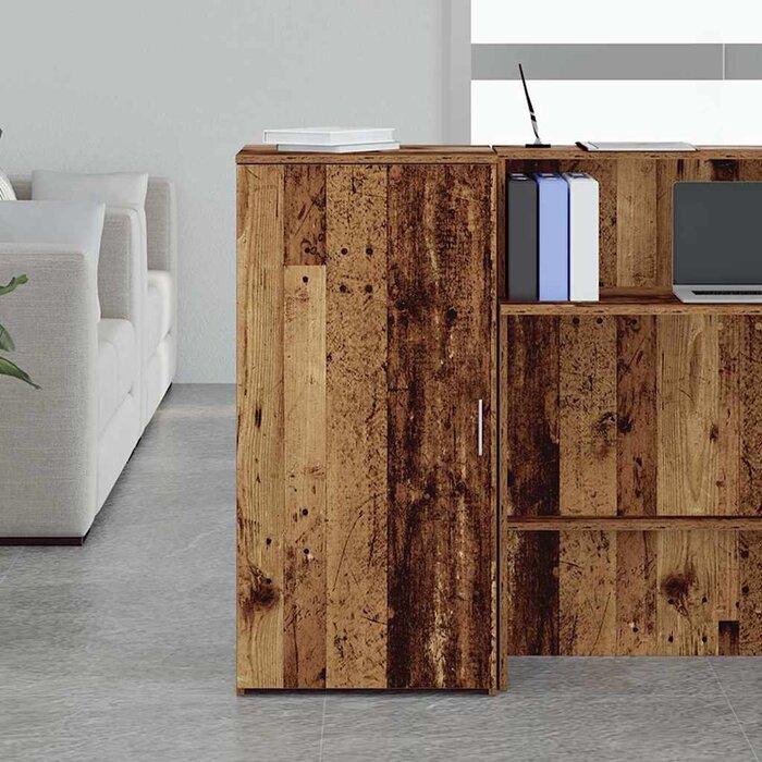 Vidaxl Meuble de rangement 50x45x103,5 cm effet vieux bois - Jusqu'à -41%
