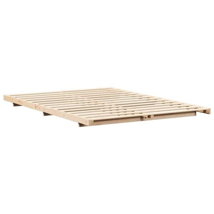 Vidaxl Cadre de lit en pin massif 140x200cm - Jusqu'à -41%