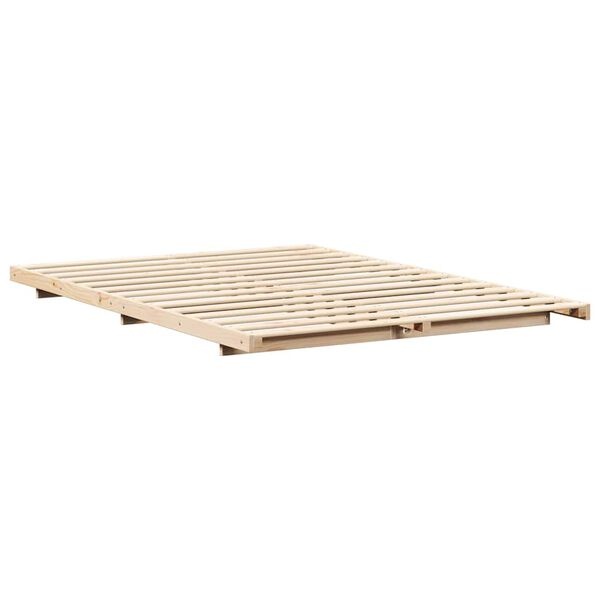 Vidaxl Cadre de lit en pin massif 140x200cm - Jusqu'à -41%