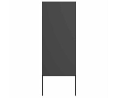Vidaxl Paravent de jardin en acier noir 50 x 140 cm - Jusqu'à 40% de réduction