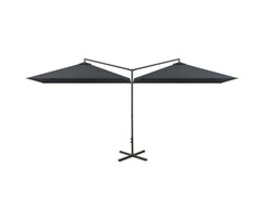 Vidaxl Parasol double 600x300 cm anthracite - Jusqu'à -37% sur le prix d'origine