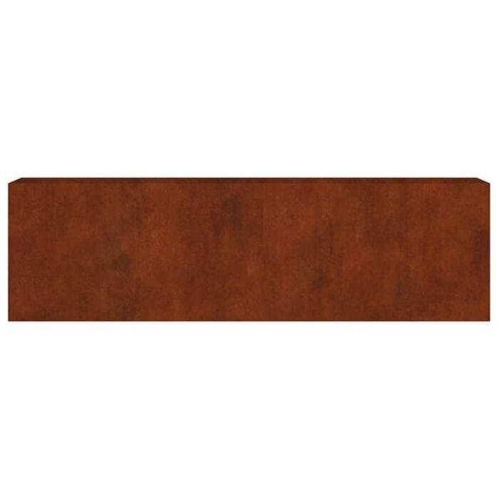 Vidaxl Bac à fleurs en acier Corten 280 cm - Jusqu'à -42% sur votre jardin