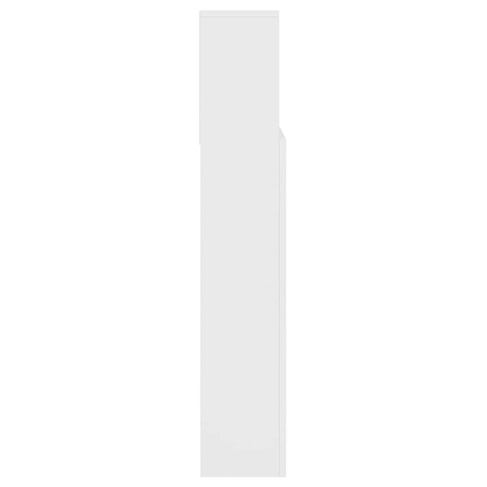 Vidaxl Tête de lit avec rangement 140x19cm - Blanc - Jusqu'à -41%