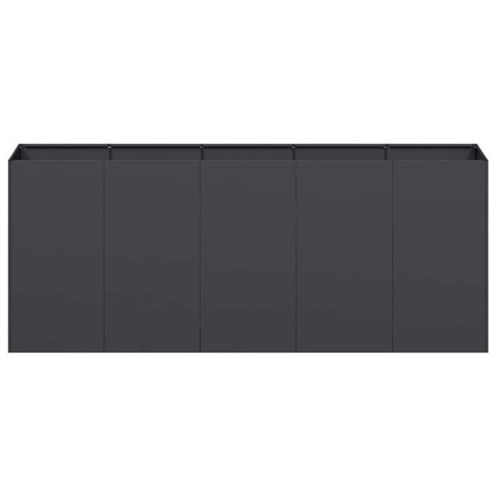 Vidaxl Jardinière surélevée acier noir 200x40x80cm - Jusqu'à -30% sur votre sélection