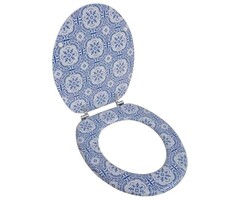 Vidaxl Abattant WC MDF motif porcelaine - Jusqu'à -39% sur l'outlet