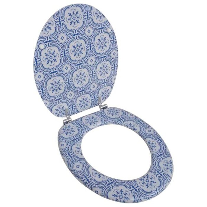 Vidaxl Abattant WC MDF motif porcelaine - Jusqu'à -39% sur l'outlet
