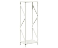 Vidaxl Range-bûches en acier blanc 100 cm - Jusqu'à -41%