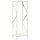Range-bûches en acier blanc 100 cm - Jusqu'à -41%