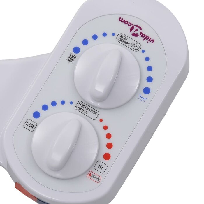 Vidaxl Bidet WC réglable eau chaude et froide - 70% de remise - Blanc