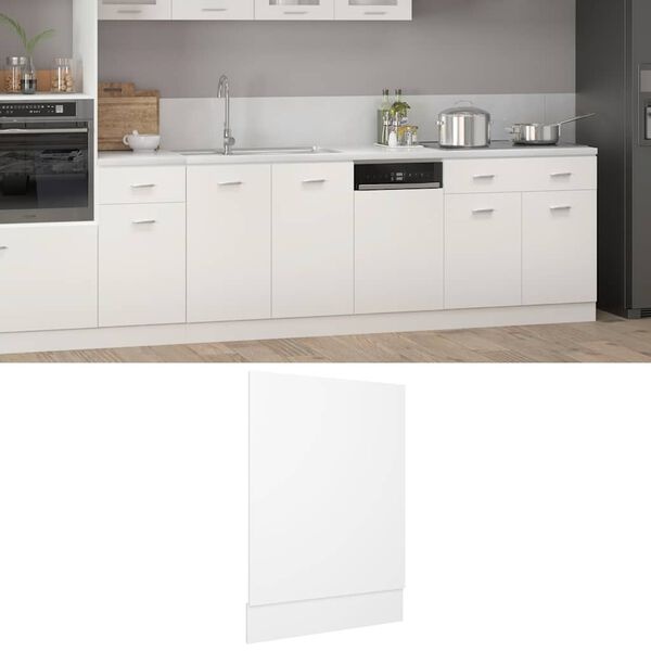 Vidaxl Façade de lave-vaisselle Lyon 45x67cm - Blanc - Jusqu'à 35% de remise