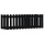 Jardinière surélevée en bois noir 150x50x50 cm - Jusqu'à 39% de réduction