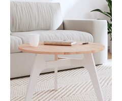 Vidaxl Plateau de table rond en hêtre massif Ø60 cm - Jusqu'à -39%