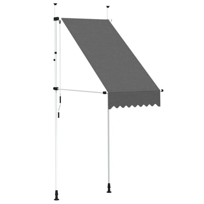 Vidaxl Store banne manuel rétractable 100 cm anthracite - 51% de remise