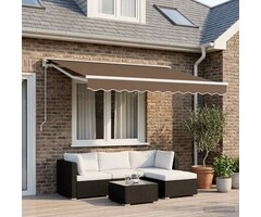 Vidaxl Toile de store banne Beige 300 x 250 cm - Remise jusqu'à 35%
