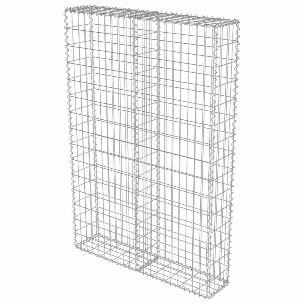 Vidaxl Mur gabion 100x150 cm - Acier galvanisé - Jusqu'à -40%