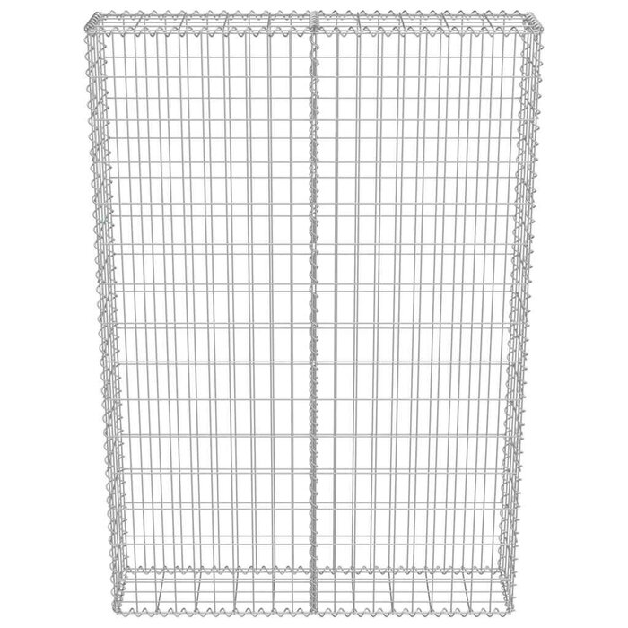 Vidaxl Mur gabion 100x150 cm - Acier galvanisé - Jusqu'à -40%