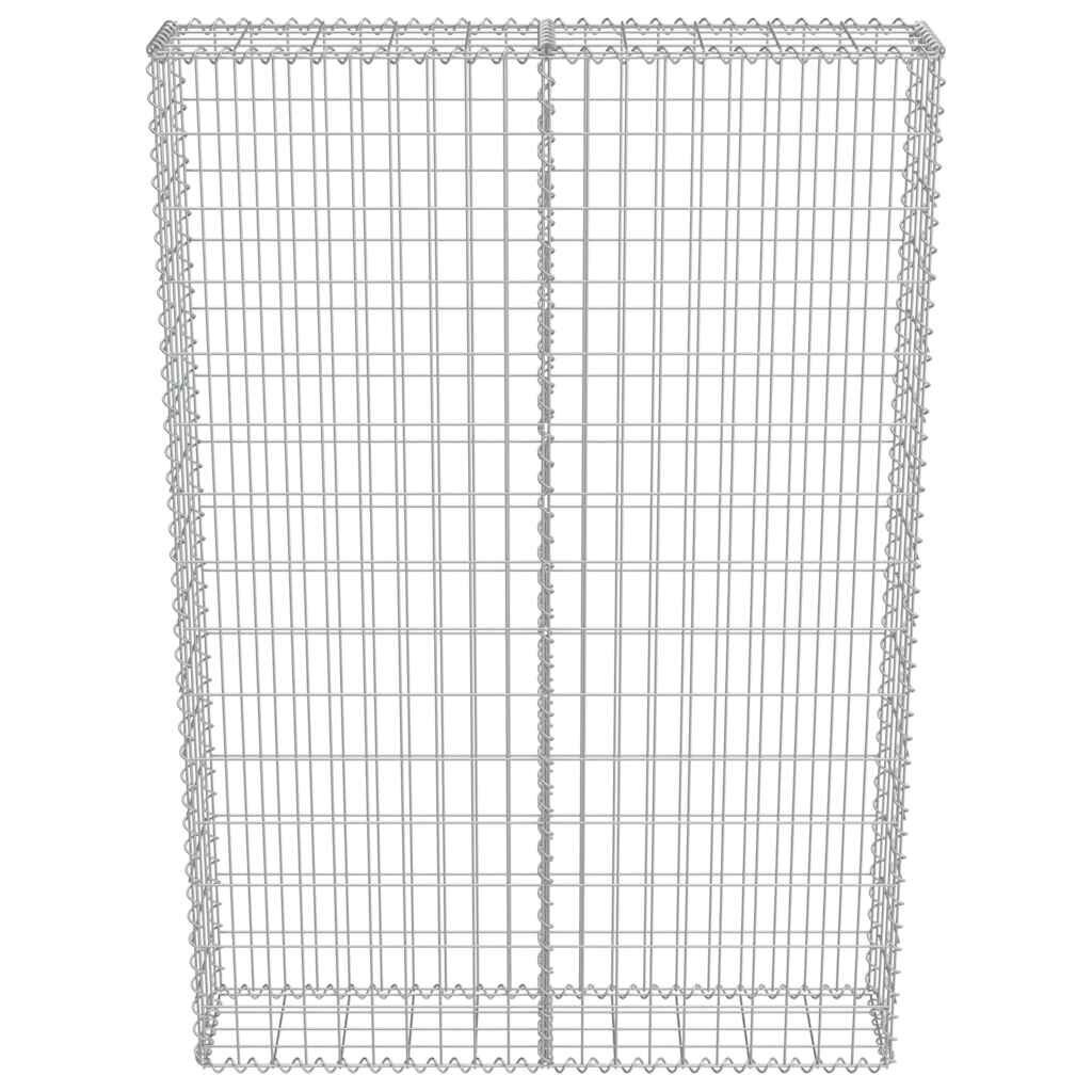 Vidaxl Mur gabion 100x150 cm - Acier galvanisé - Jusqu'à -40%