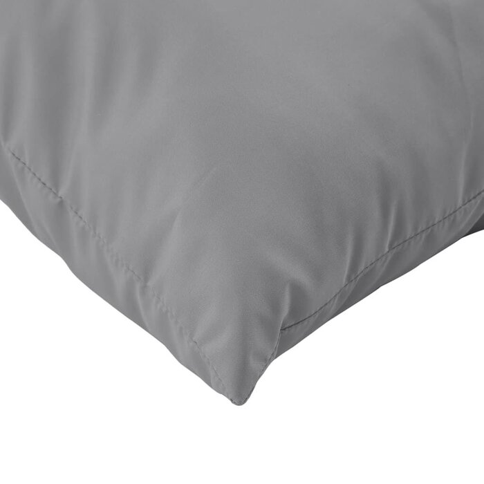 Vidaxl Lot de 2 coussins de palette gris - Confort intérieur/extérieur - Jusqu'à 33%
