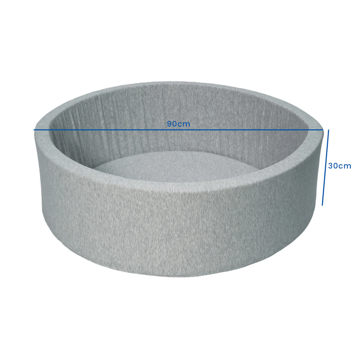 Viking Choice Piscine à balles 90x30cm grise - 150 balles - Jusqu'à 29% de réduction