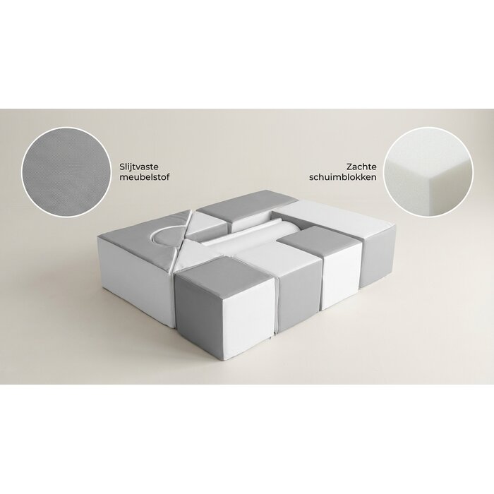 Viking Choice Blocs de construction en mousse - 11 pièces - Gris et blanc - Jusqu'à 32%