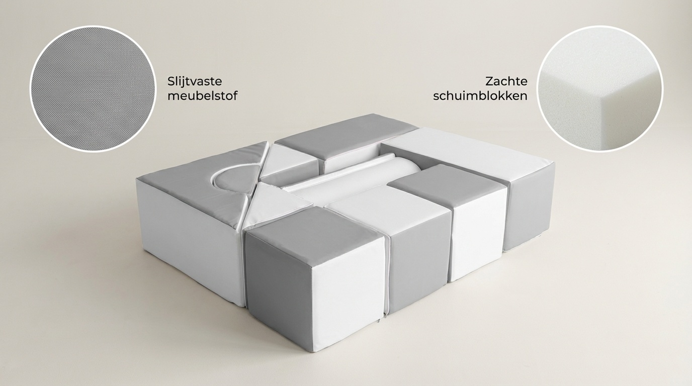 Viking Choice Blocs de construction en mousse - 11 pièces - Gris et blanc - Jusqu'à 32%
