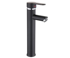 Viking Choice Robinet de lavabo haut noir 31 cm - Mitigeur design - Jusqu'à -27%