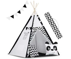 Viking Choice Tipi Enfant Noir et Blanc avec Accessoires - Jusqu'à 30% de réduction