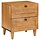 Table de chevet bois clair 2 tiroirs - Jusqu'à -40% sur votre outlet
