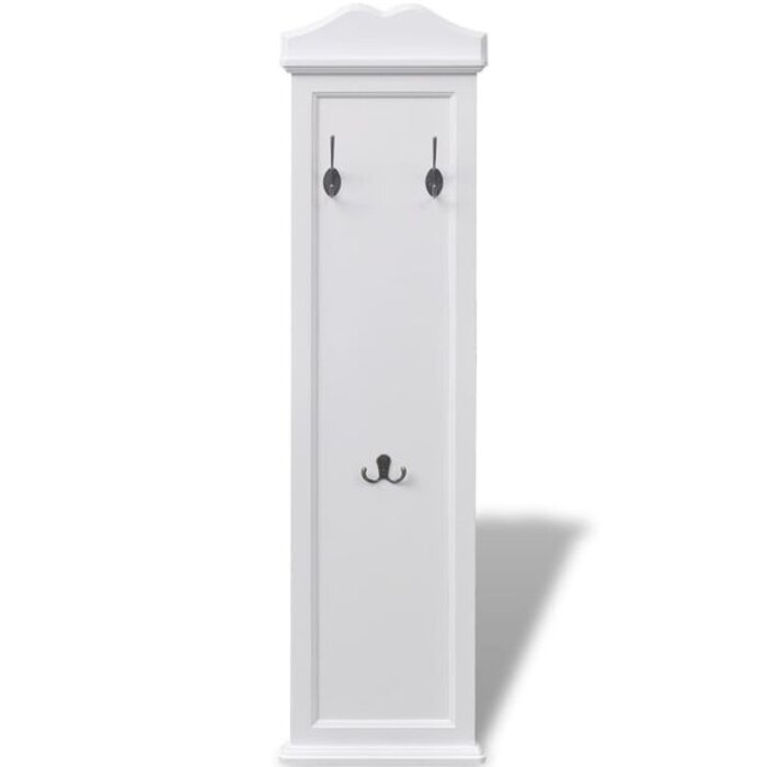 Vidaxl Lot de 2 Patères Murales Baroques - Blanc - Jusqu'à -40%