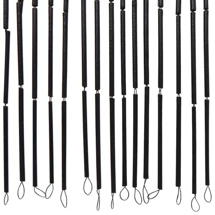 Vidaxl Rideau de porte en bambou motif palmier 90x220cm - Jusqu'à 40% de remise