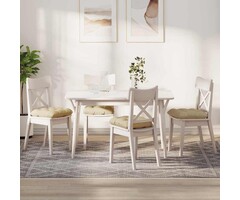 Vidaxl Lot de 4 coussins de siège crème 45x45cm - Jusqu'à -38% de remise