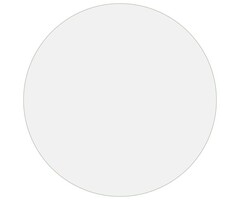 Vidaxl Protège-table rond PVC mat 110 cm - Jusqu'à 43% de remise